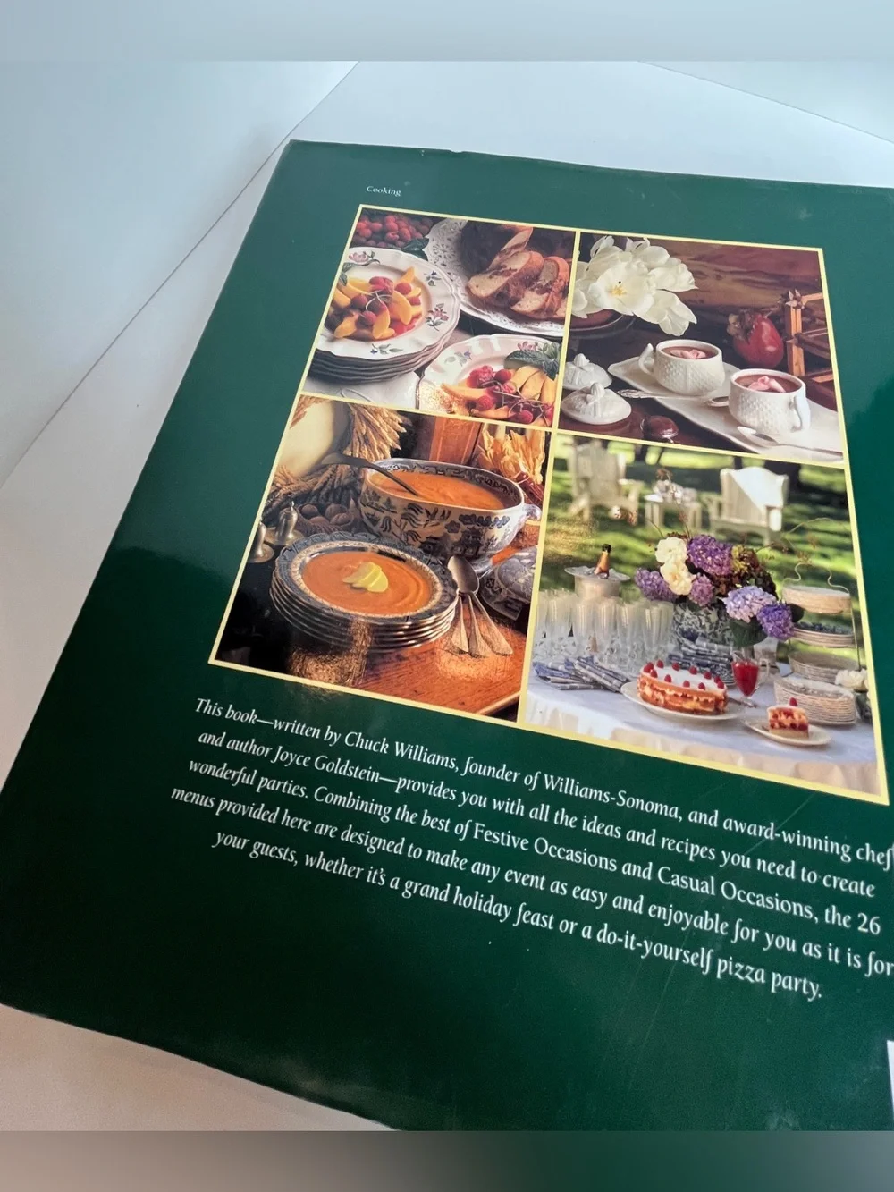 Williams Sonoma hardcover cookbook